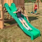 Backyard Discovery Montpelier Cedar Swing Set with Monkey Bars, Clubhouse & Snack Ba - Image 9