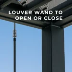 14x10 Evanston Wall Mounted Louvered Pergola - Image 4