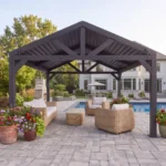 Backyard Discovery Ridgeline 14x12 Steel Louvered Pergola with Adjustable Roof - Image 2