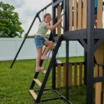 Atlas Steel Swing Set with Monkey Bars - Image 4