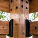 Tuscany Corner Pergola with Conversation Seating - Privacy Panels - Image 4