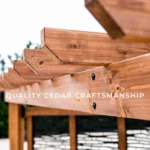 Tuscany Corner Pergola with Conversation Seating - Privacy Panels - Image 3