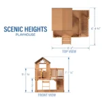 Scenic Heights Wooden Playhouse - Image 6
