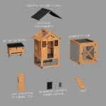Sweetwater Chicken Coop - Brown - Image 3