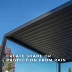 10x10 Sarasota Steel Louvered Pergola - Image 12